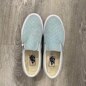 Vans Sky Blue Star Slip-Ons
